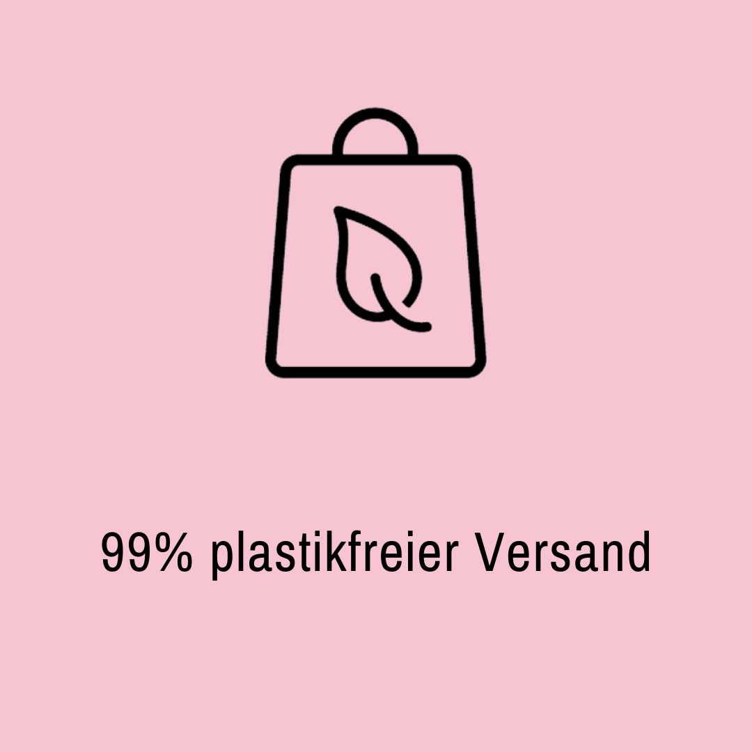 Werte Icon: wir bieten 99% plastikfreien Versand