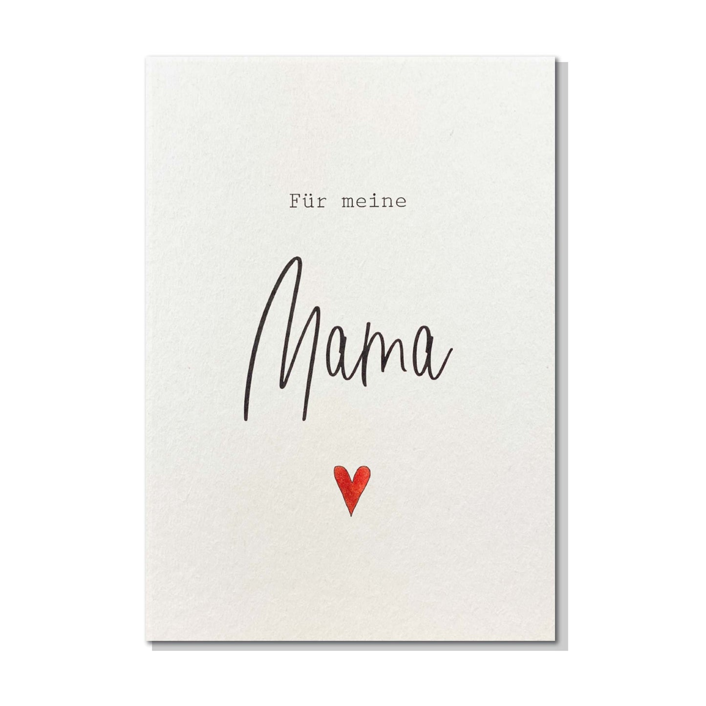 Postkarte Für meine Mama