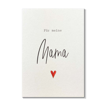 Postkarte Für meine Mama