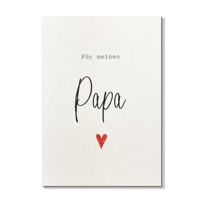 Postkarte Für meinen Papa