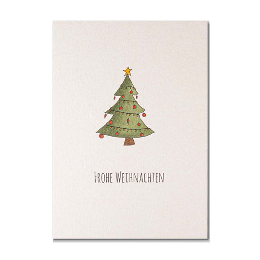 Postkarte Tannenbaum