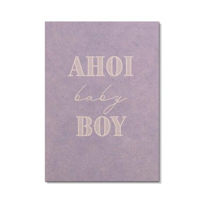 Postkarte Ahoi Baby Boy