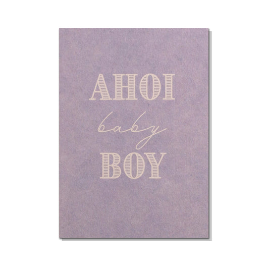 Postkarte Ahoi Baby Boy