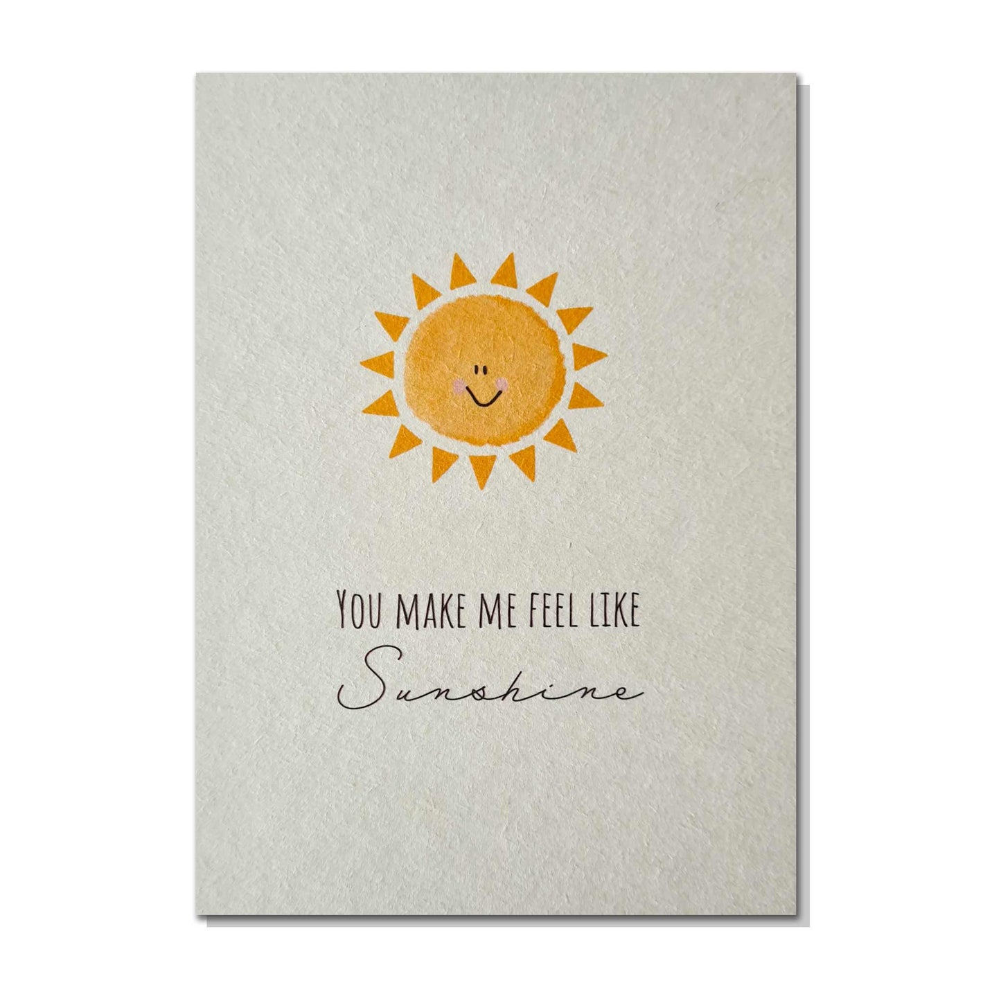 Postkarte Feel like sunshine