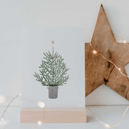 Postkarte Christmas Tree